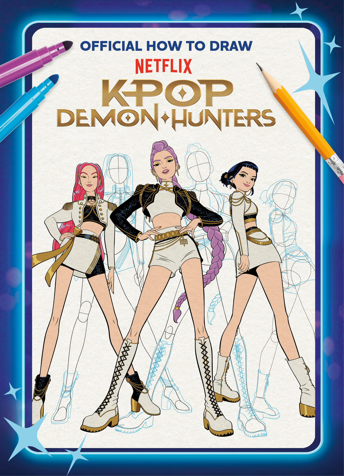 Cover of Official How to Draw Netflix KPop Demon Hunters