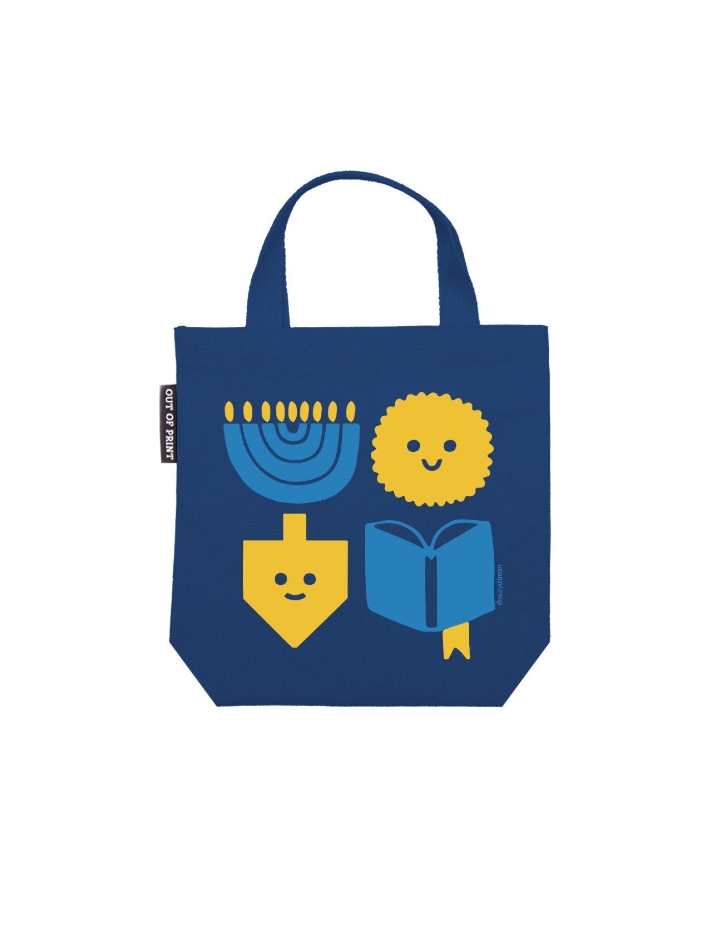 Suzy Ultman's Hannukah: Light Latkes Lit Mini Tote Bag