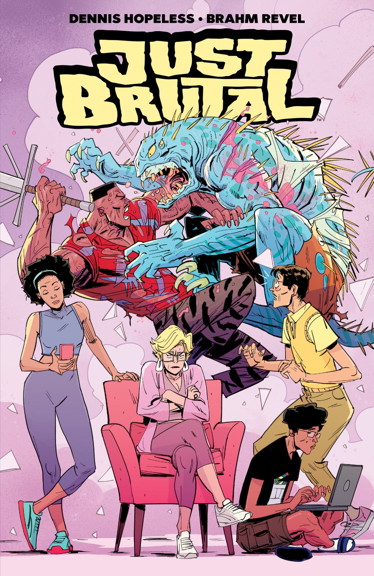 Cover of Just Brutal, cover art by Brahm Revel